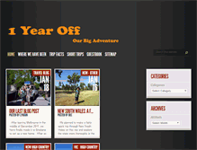 Tablet Screenshot of 1yearoff.com.au